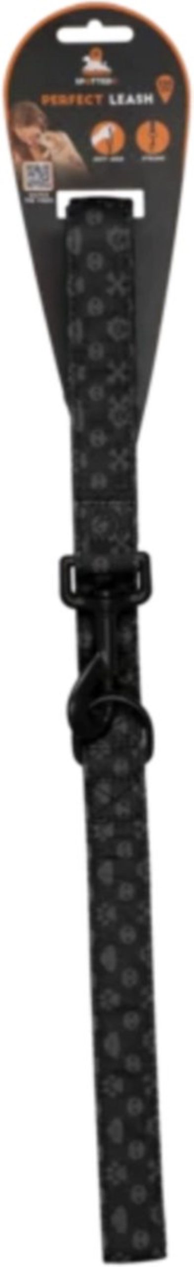 Spotted! Pro Hondenriem 120 cm Zwart